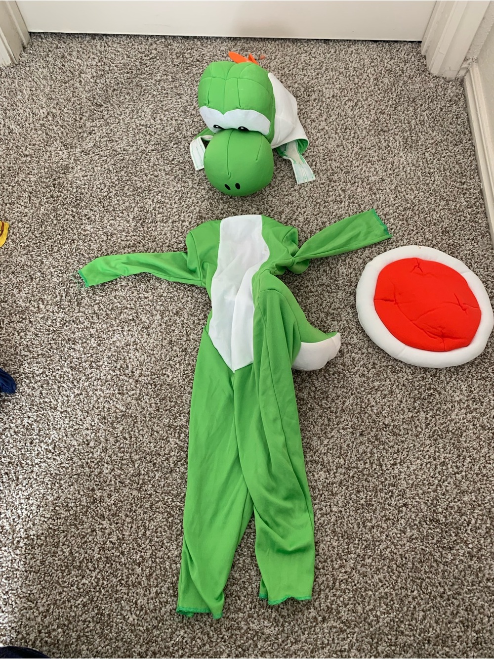 Super Mario “Yoshi “ 2T-3T Kids Halloween Costume with Plush Head and Shell